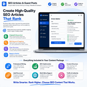 SEO Article & Guest Post Writing Service