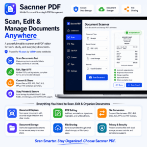 Mobile Document Scanner & PDF Management Tool